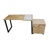 Combo bàn ghi chú NoteDesk và tủ cá nhân 3 ngăn Home Office CB68006 (Vàng nhạt)